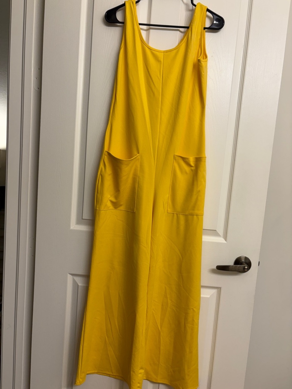 Sunny Yellow Sleeveless Pocket Jumpsuit